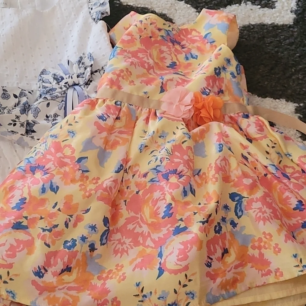 Name Brand girls 2T dress bundle Easter FOUR DRESSES K64